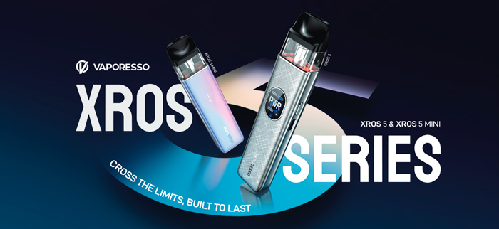 Vaporesso XROS 5 Mini Pod Kit 1500mah TPD slider01