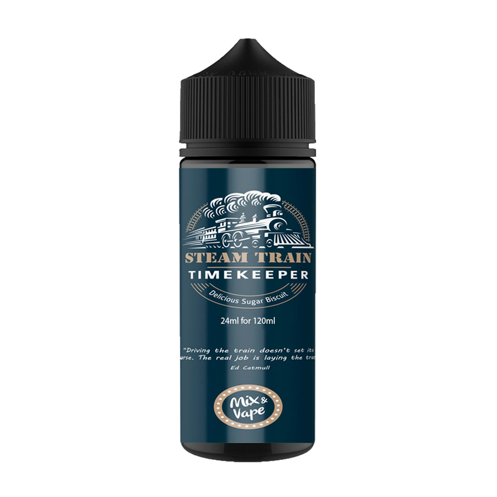 Steam Train Timekeeper 24ml/120ml bottle flavor