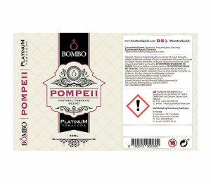 Bombo Platinum Tobaccos Pompeii 40ml 120ml Flavorshot