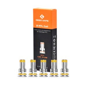 Geekvape B MTL coil 0.8ohm x 5 pcs Αντιστάσεις για ατμοποιητή ηλεκτρονικού τσιγάρου