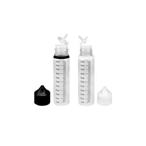 Graduated bottle easy opening 60ml black cap Ανταλλακτικό μπουκάλι για DIY