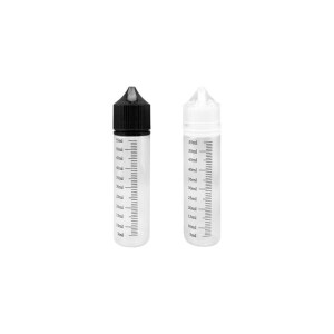 Graduated bottle easy opening 60ml black cap Ανταλλακτικό μπουκάλι για DIY