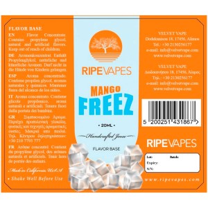 Ripe Vapes Mango Freez 20ml to 60ml Flavor Shots