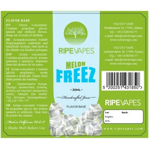 Ripe Vapes Melon Freez 20ml to 60ml Flavor Shots