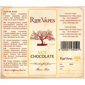 Vape Ripe Vapes VCT Chocolate 20ml to 60ml Flavor