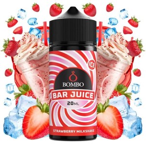 Bombo Bar Juice Strawberry Milkshake 20ml/120ml Flavorshot