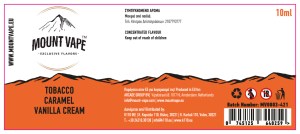 MOUNT VAPE TOBACCO CARAMEL VANILLA CREAM 10ML 30ML FLAVORSHOT